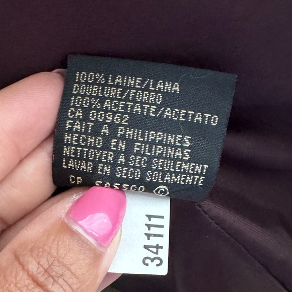 Kasper & Company Double Breasted Brown Wool Blazer Size 6 - Picture 6 of 9